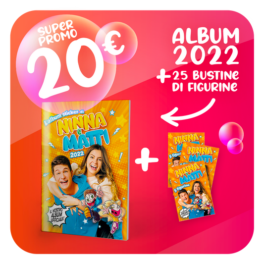 Offerta Album Ninna e Matti 2022 + 25 Bustine
