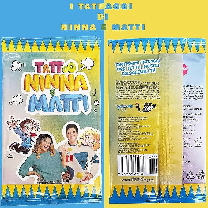 Bustina Tatuaggi Temporanei - 15 Tatuaggi - Ninna e Matti Shop