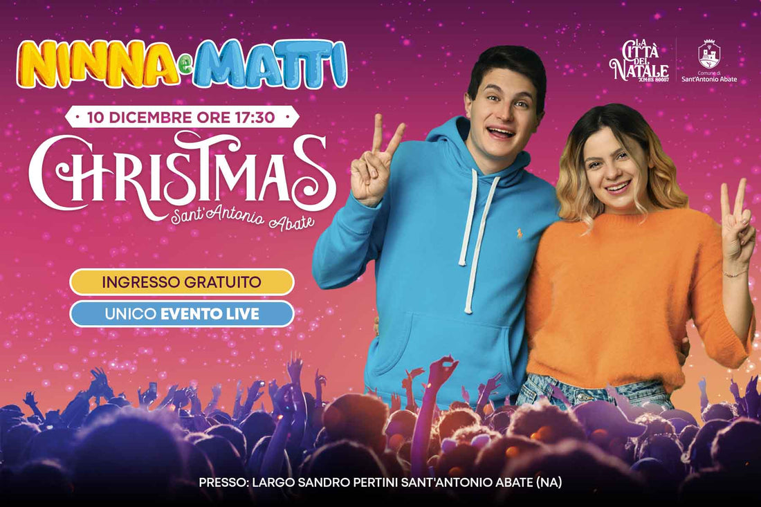 Spettacolo natalizio Ninna e Matti - Poster evento gratuito dal vivo 10 dicembre 17:30 a Sant'Antonio Abate (NA)