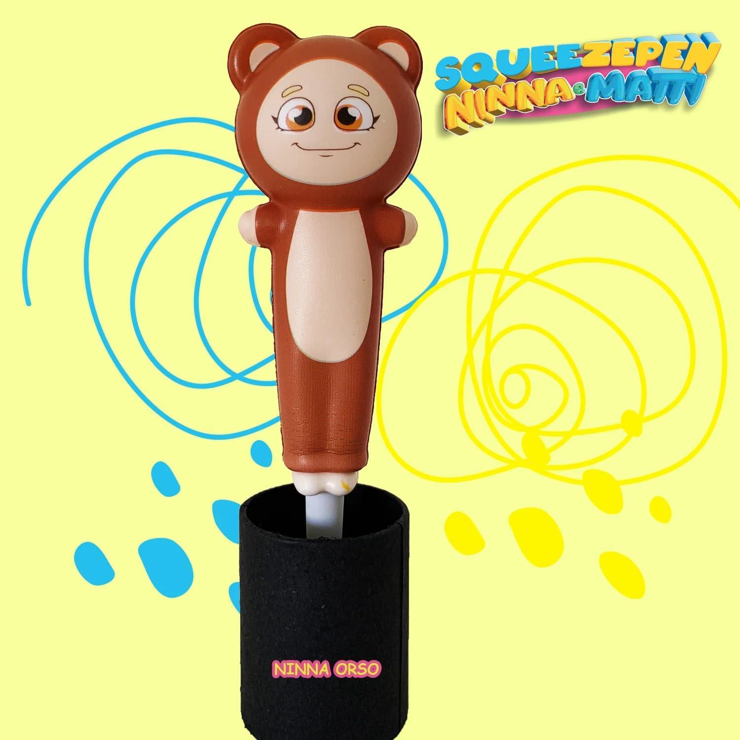 3 Squeeze Pen - Penne Squishy da Collezionare - Ninna e Matti Shop