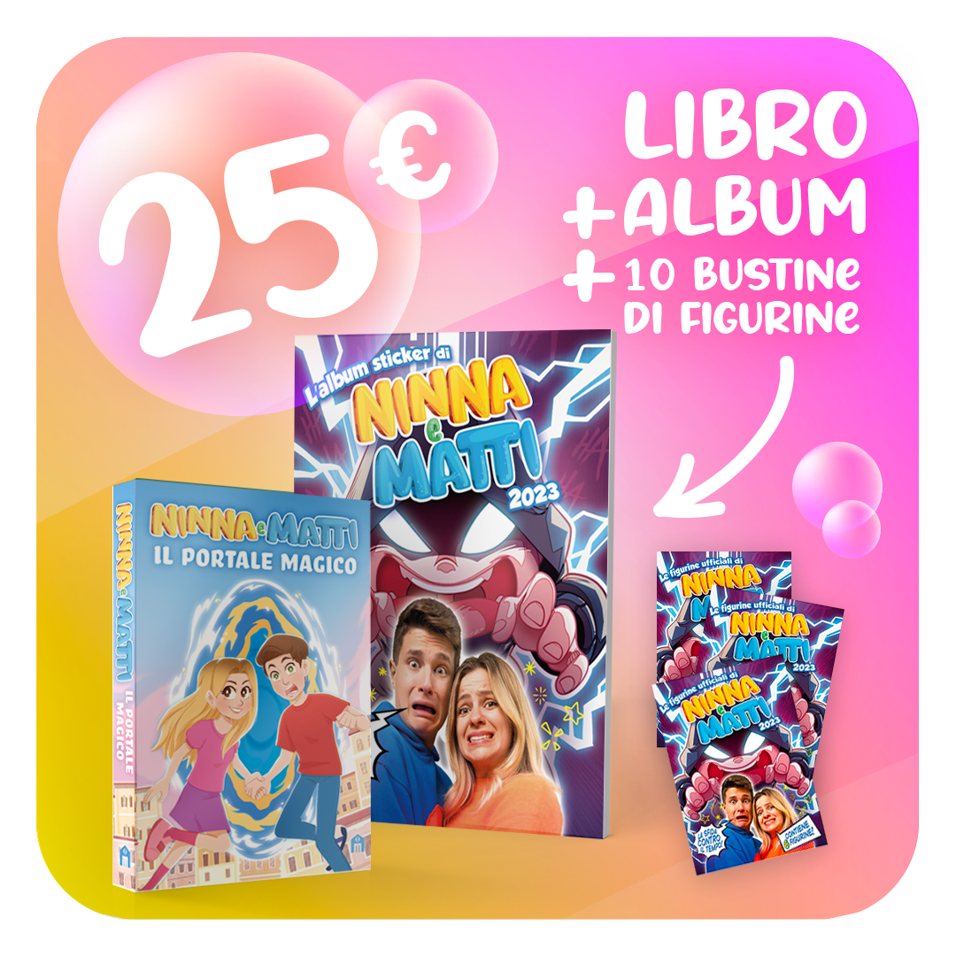 Bundle Ninna e Matti Libro + Album + 10 bustine - Ninna e Matti Shop