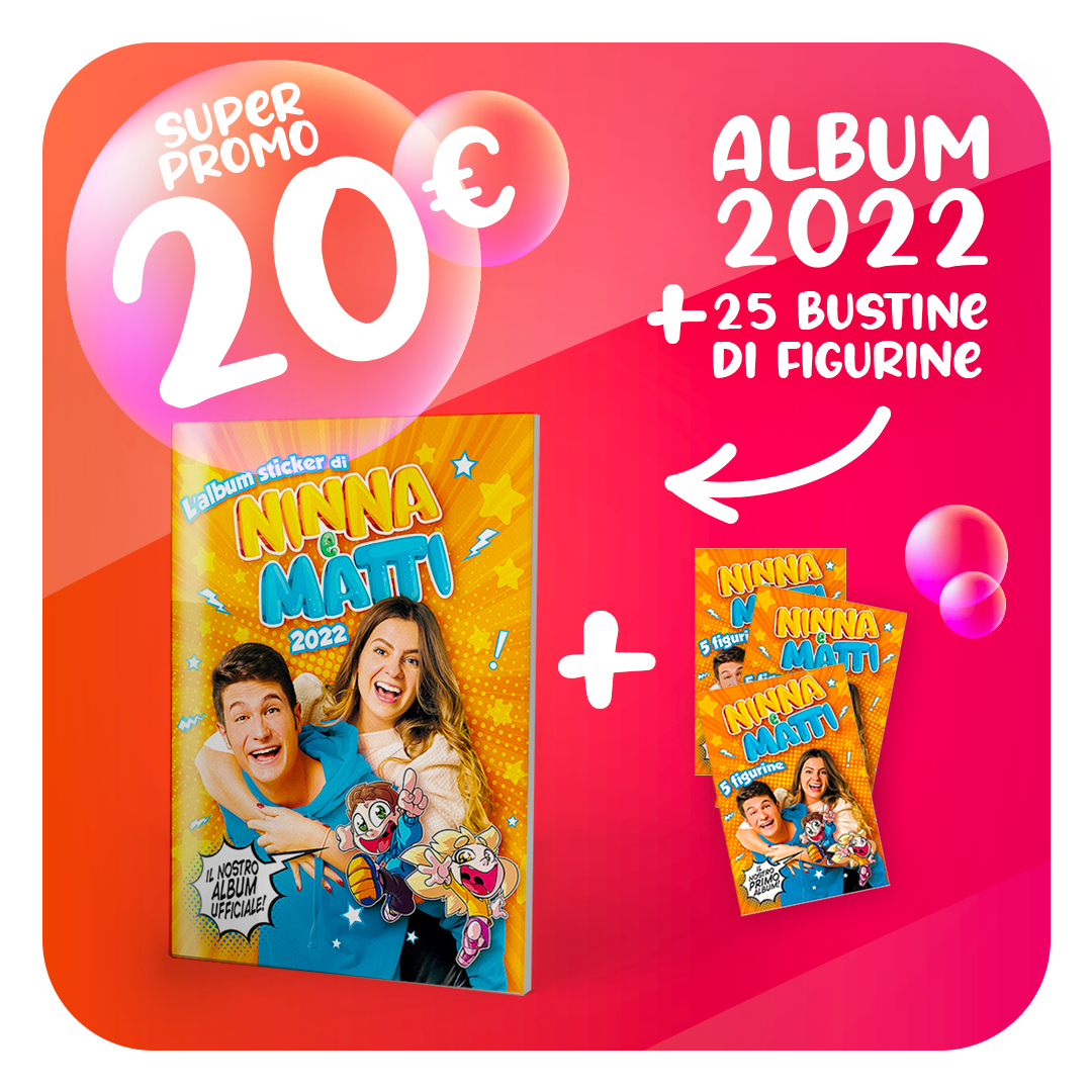 Offerta Album Ninna e Matti 2022 + 25 Bustine - Ninna e Matti Shop