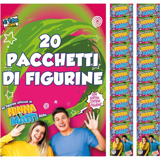 Figurine Album Emergenza Colori 2024 - 20 Bustine - Ninna e Matti Shop