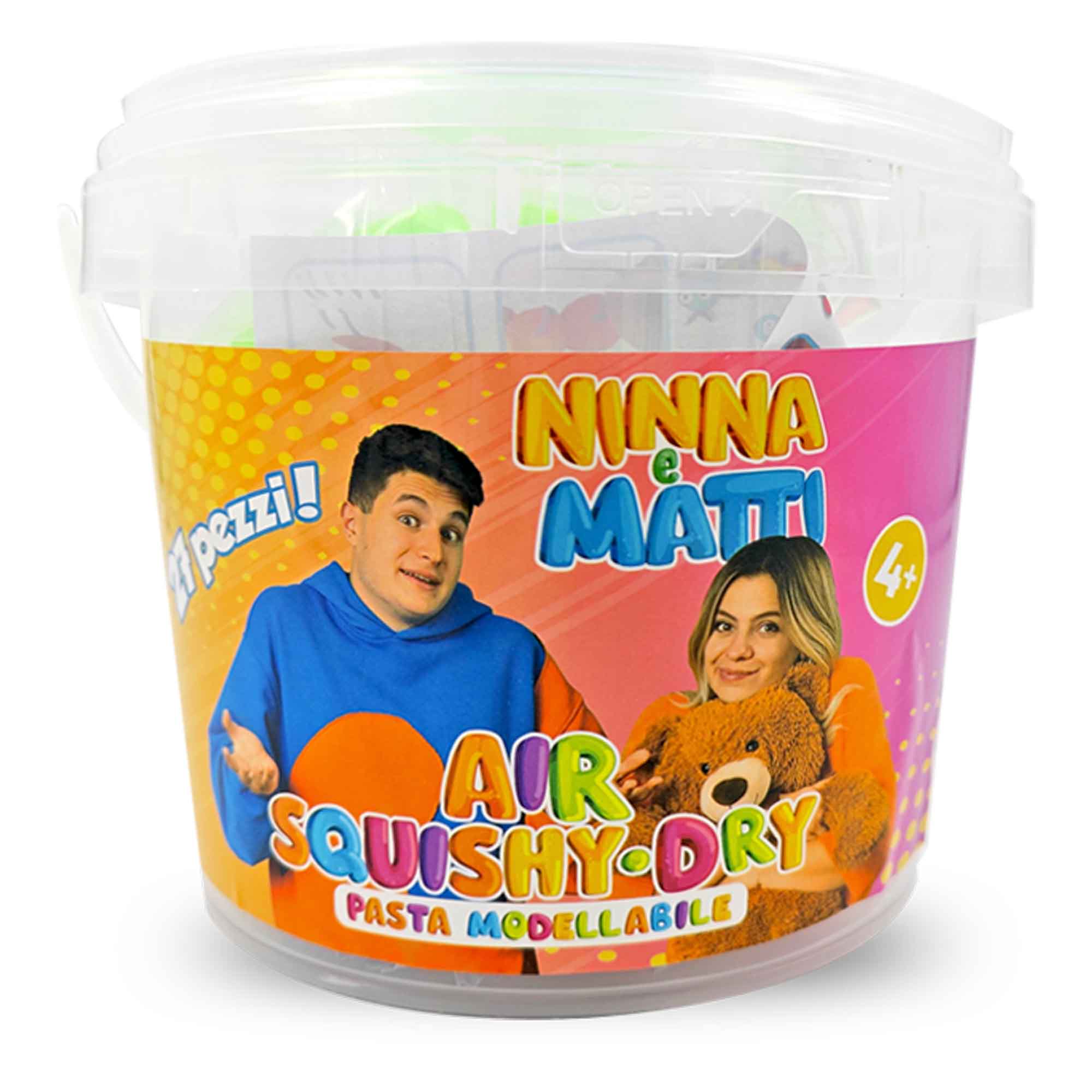 Secchiello pasta modellabile Ninna e Matti per bambini - Ninna e Matti Shop